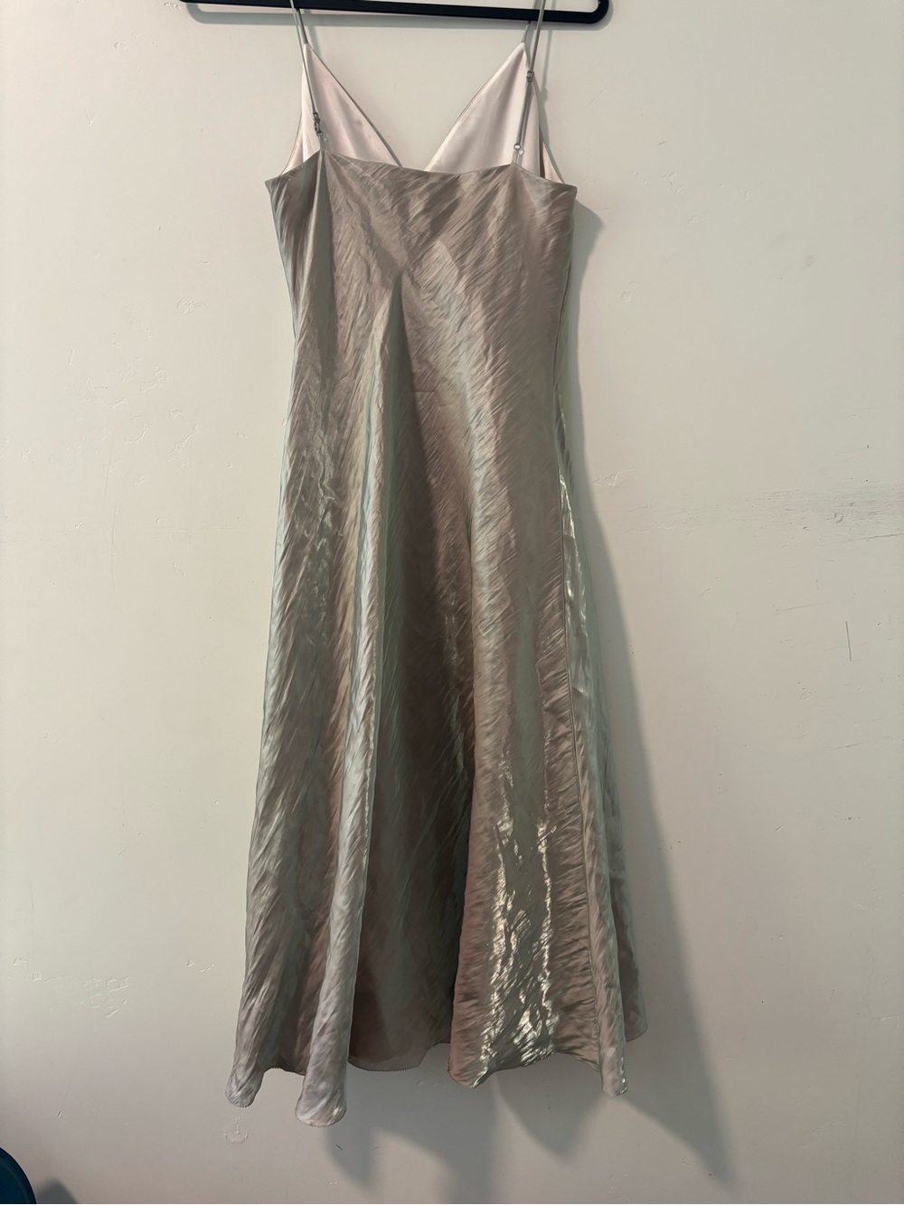New VINCE Women's Sleeveless Satin Midi Slip Dress Size Small MRSP $395 - Picture 4 of 5